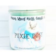 MainStreetMelts PIXIE DUST Disney Candle - 9oz Jar / Disney - Inspired Candle Natural Soy Wax - Main Street Melts Candle Co. Tinkerbell Peter Pan themed