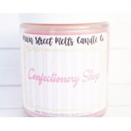 MainStreetMelts CONFECTIONERY SHOP Disney Candle - 9oz Jar / Disney - Inspired Candle Natural Soy Wax- Main Street Melts Candle Co. cotton candy Confection