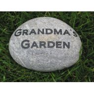 Mainlinedesigns Mothers Day Gifts, Fathers Day Gifts, Garden Stone, Gift for Mom, Dad, Engraved Stone Garden Stone 8-9 Inch