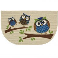 Mainstays Slice Kitchen Rug, Owl Branches, 18 x 30 Inches (1)