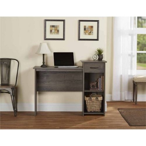  Mainstays Student Desk Adjustable Shelf, (Rodeo Oak)