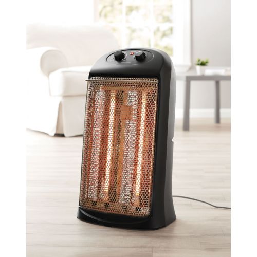  Mainstays Quartz Electric Tower Space Heater, Indoor, White, HQ-2000W