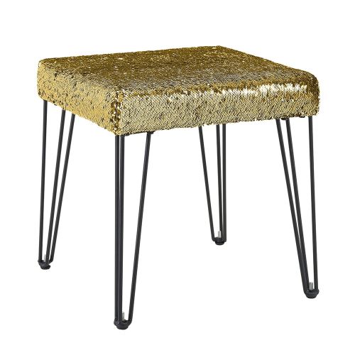  Mainstays Reversible Color Changing Sequin Stool, Multiple Colors