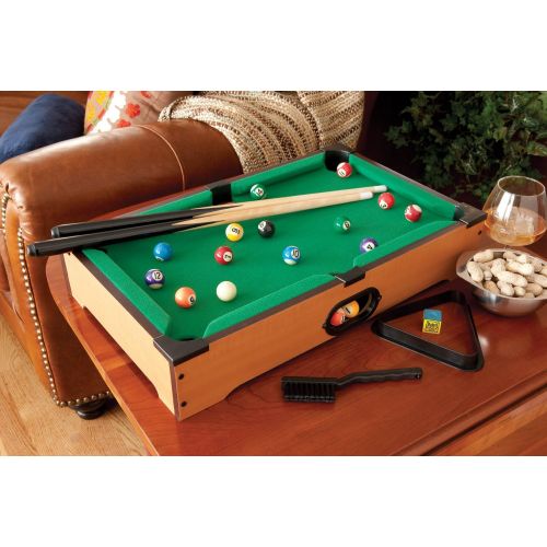  [아마존베스트]Mainstreet Classics by GLD Products Mainstreet Classics 20-Inch Table Top Miniature Billiard/Pool Game Set