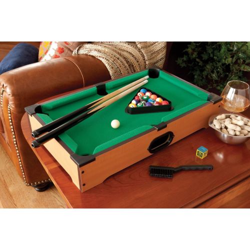  [아마존베스트]Mainstreet Classics by GLD Products Mainstreet Classics 20-Inch Table Top Miniature Billiard/Pool Game Set