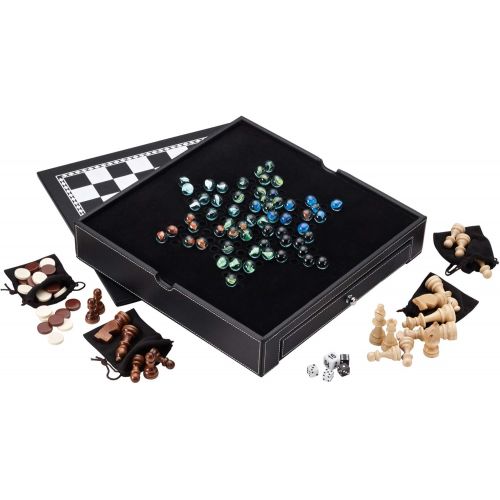  Mainstreet Classics by GLD Products Mainstreet Classics Broadway 5-in-1 Combo Board Game Set