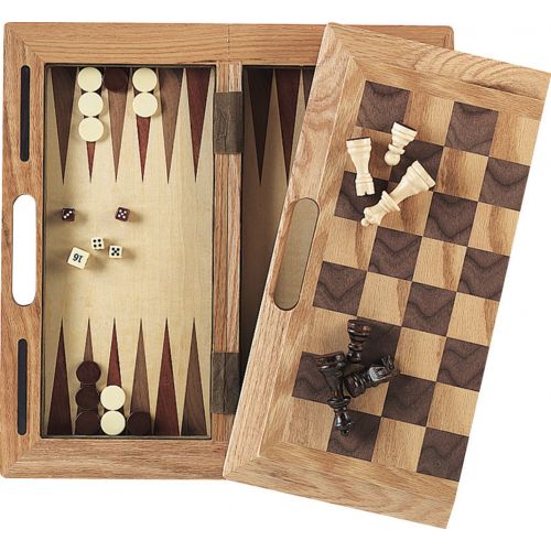  Mainstreet Classics by GLD Products Mainstreet Classics Dutchman 3-in-1 Combo Folding Board Game Set