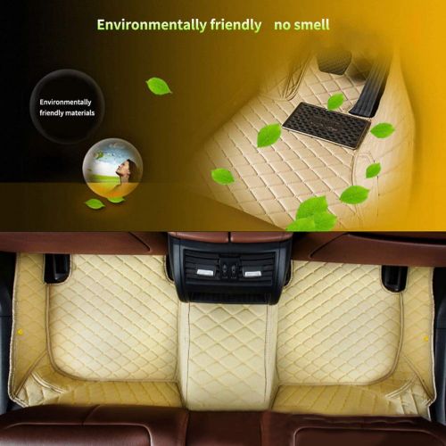  Maiqiken for BMW X3 F25 2011 2012 2013 2014 2015 2016 2017 Car-Styling Custom Car Floor Mats (Beige)