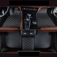 Maiqiken for BMW 5 Series GT F07 G30 G31 G38 520i 525i 528i 530i 535i 540i 550i 520d 530d 2014 2015 2016 2017 2018 2019Car-Styling Custom Car Floor Mats (Black Beige)