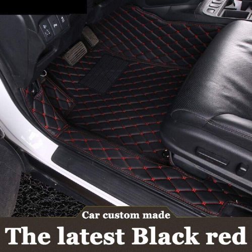  Maiqiken for BMW 3 Series E90 E91 E92 E93 F30 F31 F35 318i 320i 325i 328i 330i 335i 320d 325d Tourer 2013 2014 2015 2016 Car-Styling Custom Car Floor Mats (Black red)