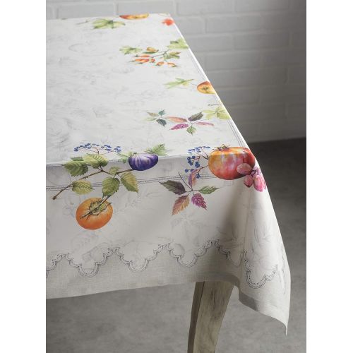  Maison dHermine Fruit dhiver 100% Cotton Tablecloth 60 Inch by 108 Inch.