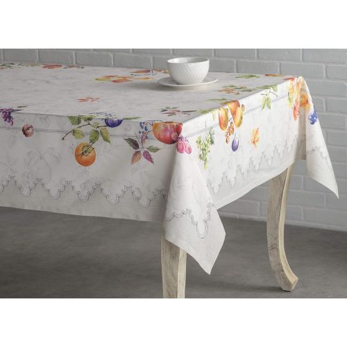  Maison dHermine Fruit dhiver 100% Cotton Tablecloth 60 Inch by 108 Inch.