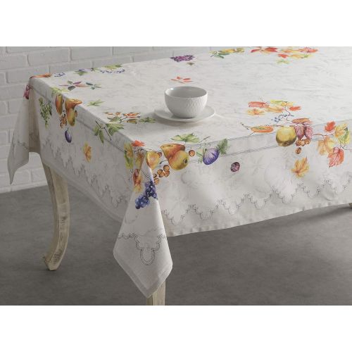  Maison dHermine Fruit dhiver 100% Cotton Tablecloth 60 Inch by 108 Inch.