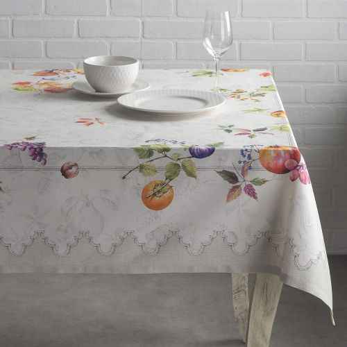  Maison dHermine Fruit dhiver 100% Cotton Tablecloth 60 Inch by 108 Inch.