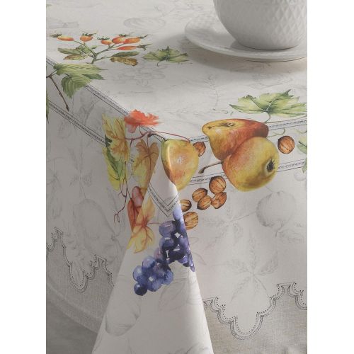  Maison dHermine Fruit dhiver 100% Cotton Tablecloth 60 Inch by 108 Inch.