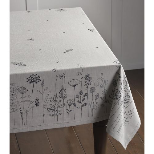  Maison d Hermine Flore 100% Cotton Tablecloth 54 Inch by 72 Inch
