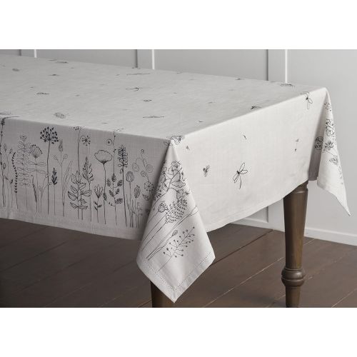  Maison d Hermine Flore 100% Cotton Tablecloth 54 Inch by 72 Inch