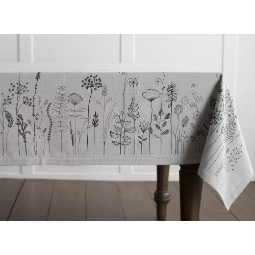  Maison d Hermine Flore 100% Cotton Tablecloth 54 Inch by 72 Inch