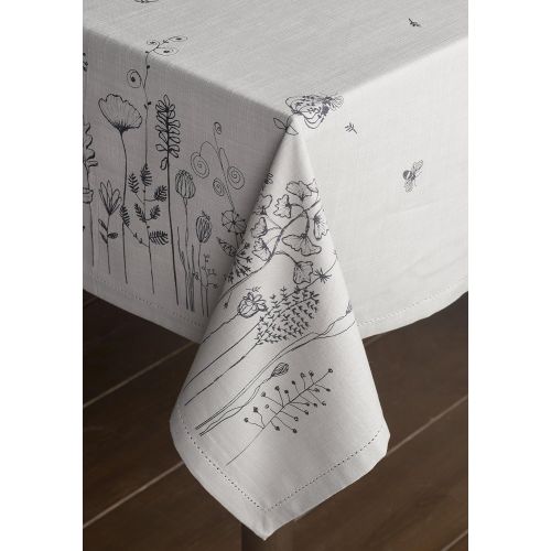  Maison d Hermine Flore 100% Cotton Tablecloth 54 Inch by 72 Inch