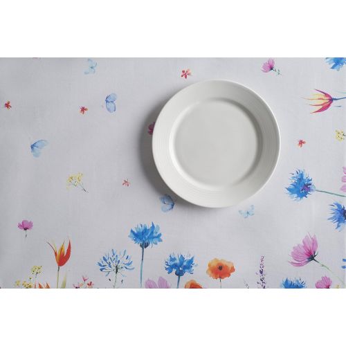  Maison d Hermine Flower in The Field 100% Cotton Tablecloth 60 Inch by 108 Inch