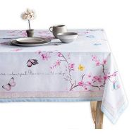 Maison d Hermine Blossom in Spring 100% Cotton Tablecloth 60 Inch by 108 Inch