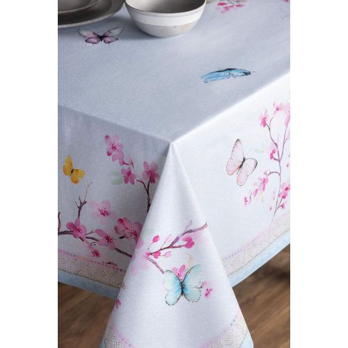  Maison d Hermine Blossom in Spring 100% Cotton Tablecloth 60 Inch by 108 Inch