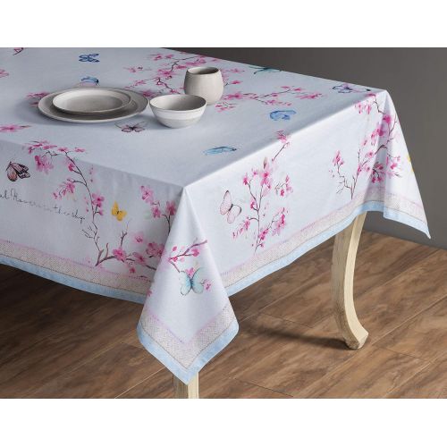  Maison d Hermine Blossom in Spring 100% Cotton Tablecloth 60 Inch by 108 Inch