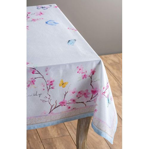  Maison d Hermine Blossom in Spring 100% Cotton Tablecloth 60 Inch by 108 Inch