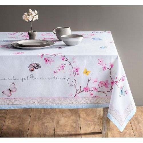  Maison d Hermine Blossom in Spring 100% Cotton Tablecloth 60 Inch by 108 Inch