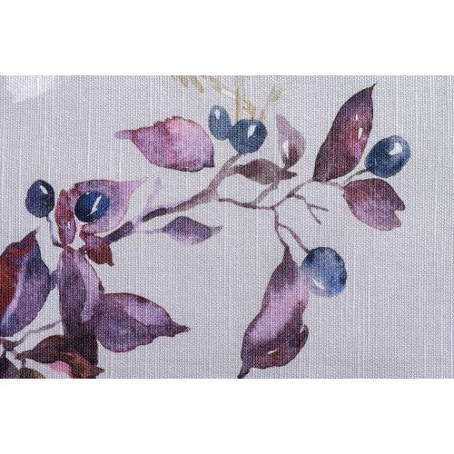  Maison d Hermine Equinoxe 100% Cotton Grey Tablecloth 60 Inch by 120 Inch.