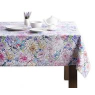 Maison d Hermine Floral Love 100% Cotton Tablecloth 60 Inch by 108 Inch