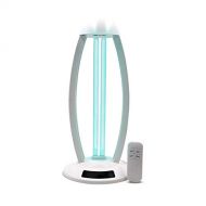 Maison Bertet UV Light Ozone Sanitizer Lamp (1 Extra Bulb Included) - Ultraviolet Disinfection Lamp for Area Cleaning in The Home, Workspace & More