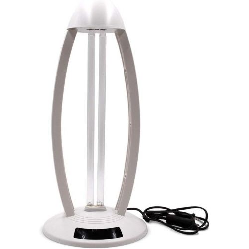 Maison Bertet UV Light Ozone Sanitizer Lamp (1 Extra Bulb Included) - Ultraviolet Disinfection Lamp for Area Cleaning in The Home, Workspace & More