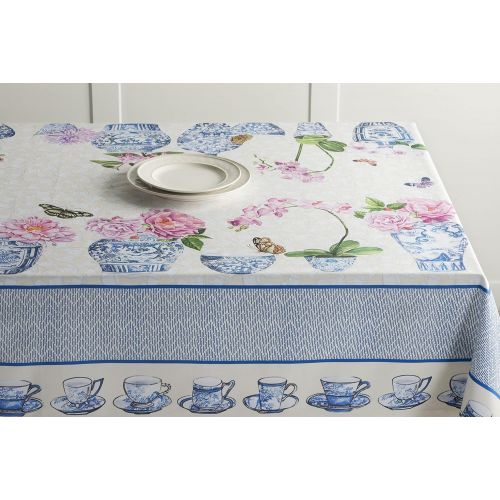  Maison d Hermine Canton 100% Cotton Tablecloth 60 Inch by 108 Inch