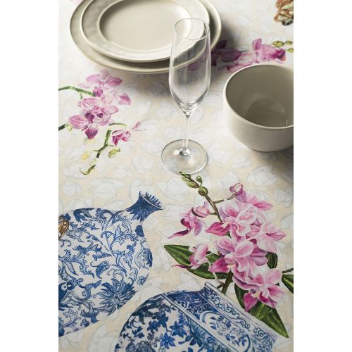  Maison d Hermine Canton 100% Cotton Tablecloth 60 Inch by 108 Inch