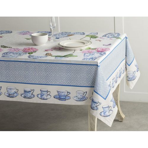  Maison d Hermine Canton 100% Cotton Tablecloth 60 Inch by 108 Inch