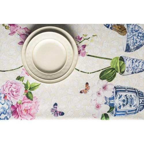  Maison d Hermine Canton 100% Cotton Tablecloth 60 Inch by 108 Inch