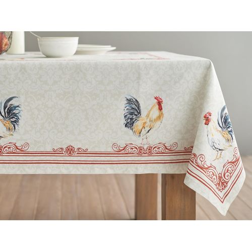  Maison d Hermine Campagne 100% Cotton Tablecloth 60 - inch by 90 - inch.