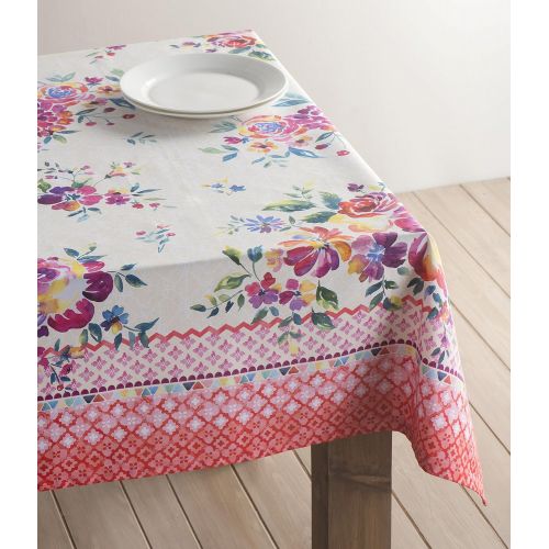  Maison d Hermine Rose Garden 100% Cotton Tablecloth 60 Inch by 120 Inch