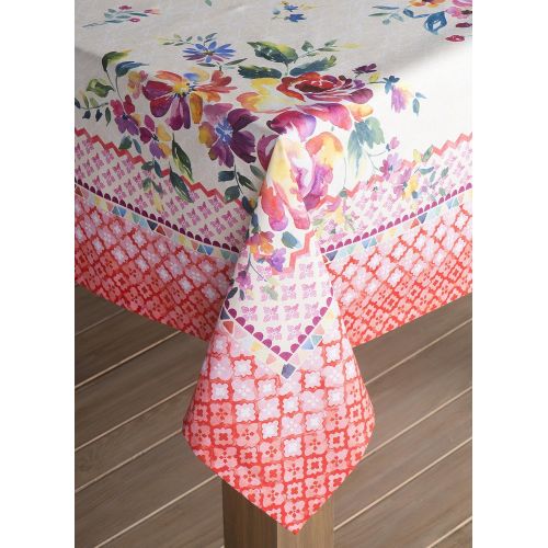  Maison d Hermine Rose Garden 100% Cotton Tablecloth 60 Inch by 120 Inch