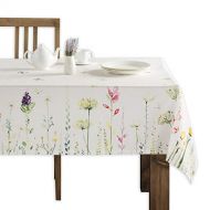 Maison d Hermine Botanical Fresh 100% Cotton Tablecloth 60 Inch by 108 Inch