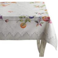 Maison d Hermine Fruit dhiver 100% Cotton Tablecloth for Kitchen Dining | Tabletop | Decoration | Parties | Weddings | Thanksgiving/Christmas (Rectangle, 60 Inch by 90 Inch)