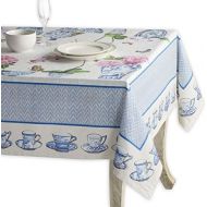 Maison d Hermine Canton 100% Cotton Tablecloth for Kitchen Dining | Tabletop | Decoration | Parties | Weddings | Spring/Summer (Rectangle, 60 Inch by 120 Inch)