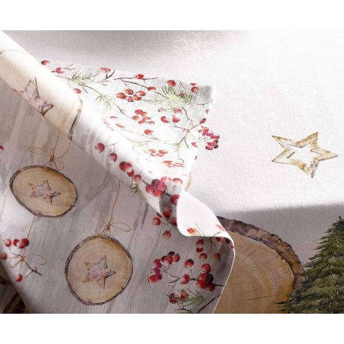  Maison d Hermine Mountain Life 100% Cotton Soft and Comfortable Set of 4 Napkins Perfect for Family Dinners Weddings Cocktail Kitchen Thanksgiving/Christmas (20 Inch by 20 Inch).