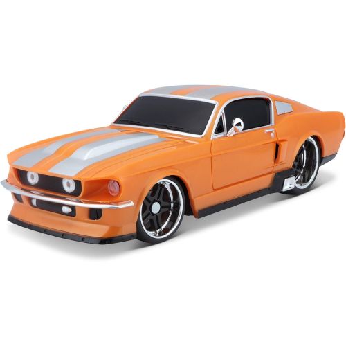 마이스토 Maisto R/C 1:24 Scale 1967 Ford Mustang GT Radio Control Vehicle (Colors/ Mhz May Vary)