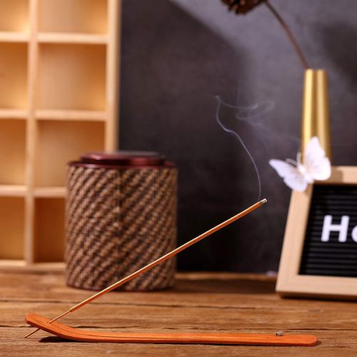  인센스스틱 Maitys 180 Pieces 6 Various Incense Sticks Natural Scents Incense Burner with Wooden Incense Holder for Meditation Yoga Relaxation Cleanse Space