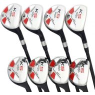 [아마존베스트]Senior Men’s Majek Golf All Hybrid Complete Full Set, which Includes: #3, 4, 5, 6, 7, 8, 9, PW Senior Flex with Tacki-Mac Jumbo Soft Wrap Grips Right Handed Clubs