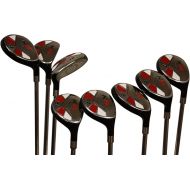 [아마존베스트]Majek Senior Men’s Golf All Hybrid Complete Full Set, which Includes: #3, 4, 5, 6, 7, 8, 9, PW Senior Flex with Premium Mens Arthritic Grip Right Handed Utility “A” Flex Clubs