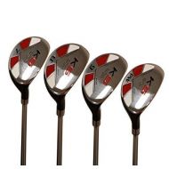 Majek Mens Golf All Hybrid Complete Partial Set, which Includes: #7, 8, 9, PW Senior Flex Right Handed New Utility “A Flex Club