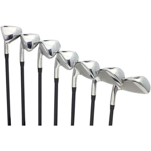  [아마존베스트]Majek Golf Men’s Majek MX4 Hybrid Iron Set, which Includes: #4, 5, 6, 7, 8, 9, PW Regular Flex Graphite Right Handed New Utility Clubs